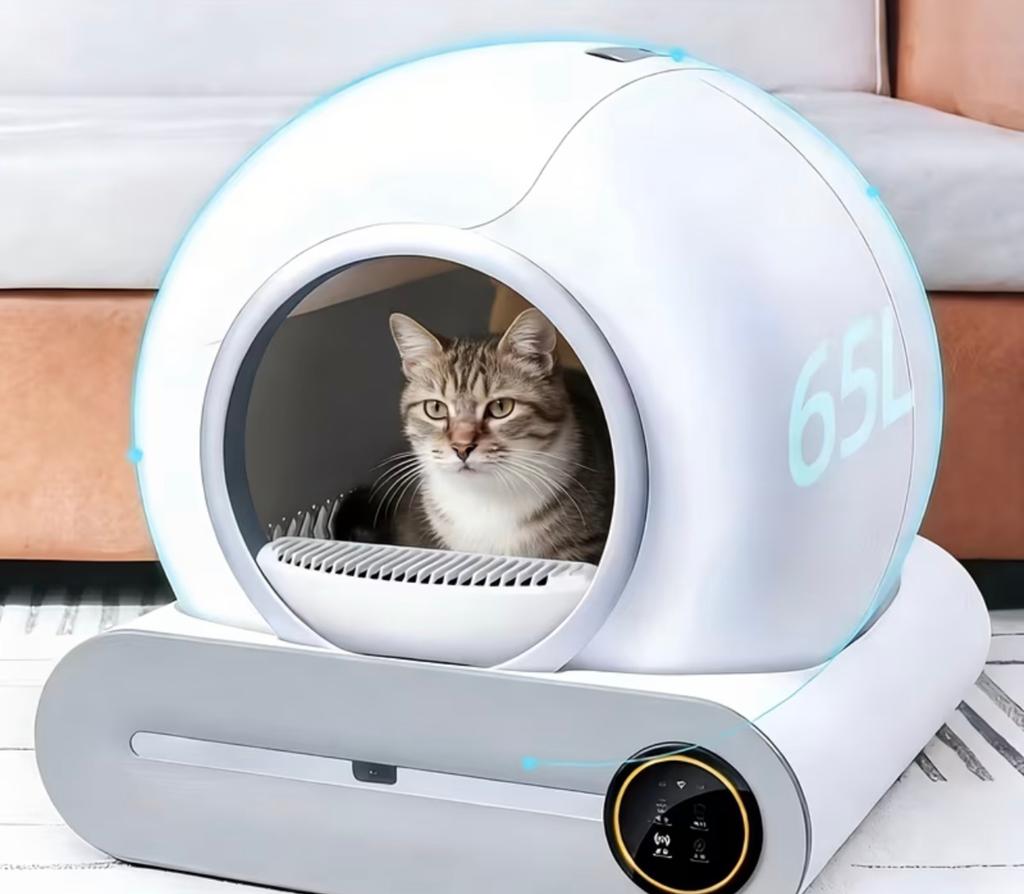 Zelfreinigende Kattenbak 65L Smart Wifi Nieuw kat kitten, Verzenden, Nieuw