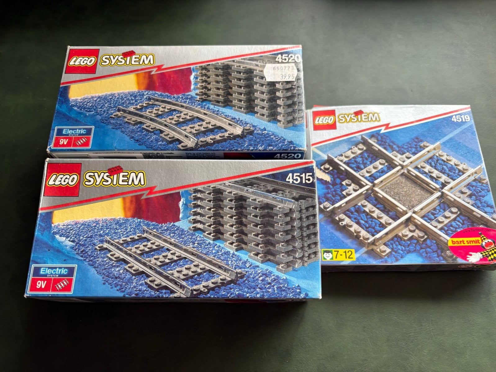 Lego 9v trein rails mey doosjes, Lego, Lego, Ophalen of Verzenden, Zo goed als nieuw