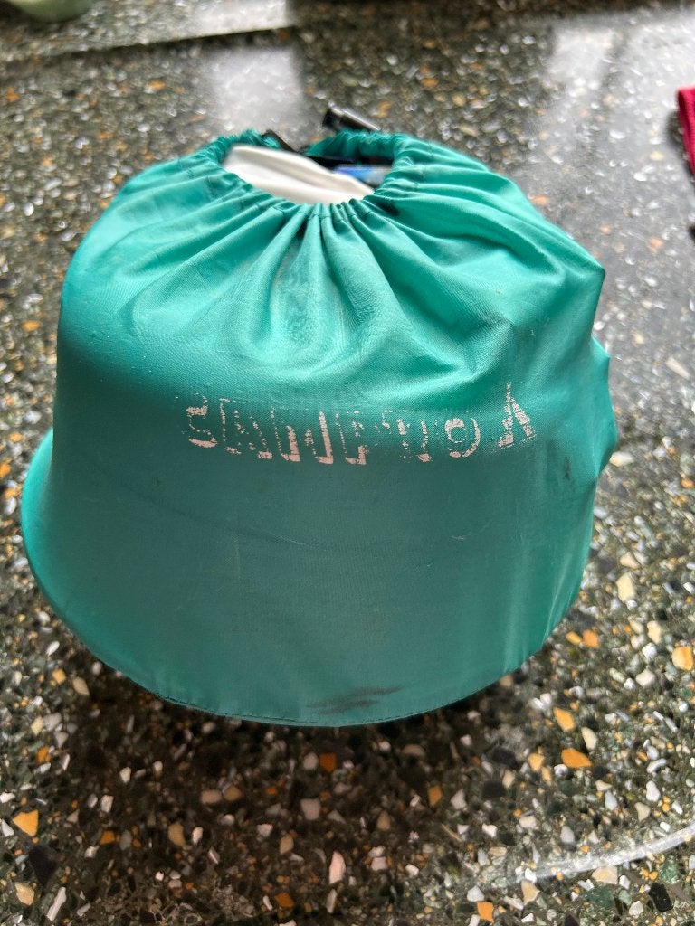 Compact kampeer gerei. Ideaal voor motorvakantie of backpack, Ophalen of Verzenden, Gebruikt