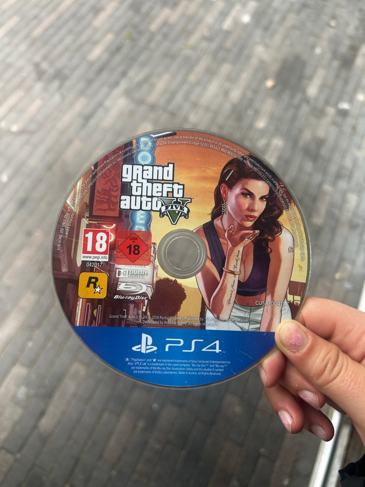 Grand Theft Auto V (GTA 5) PS4 - Zo goed als nieuw, Avontuur en Actie, Online, Vanaf 18 jaar, Verzenden