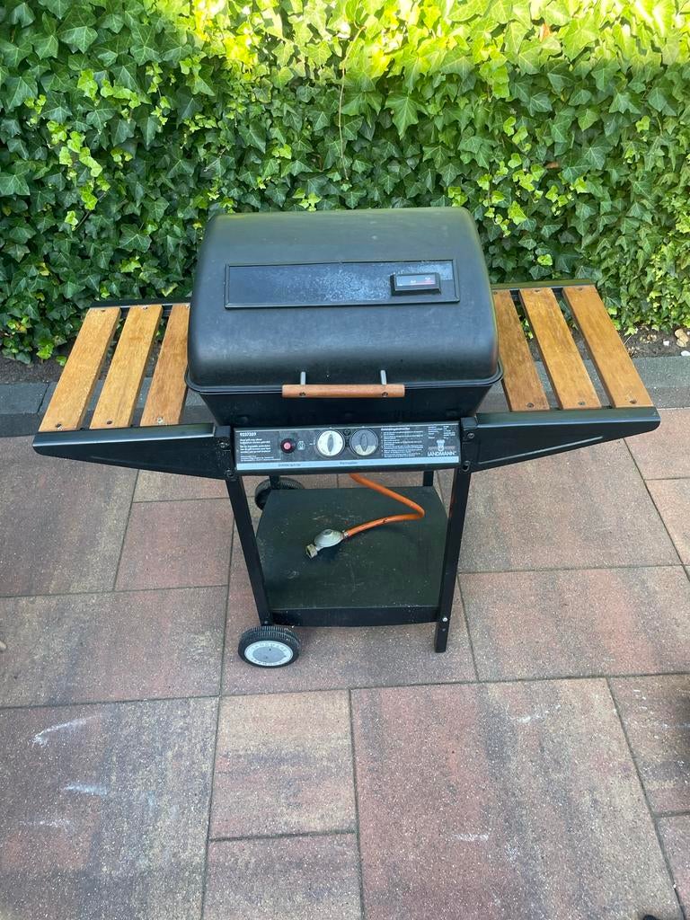 Gasbarbecue met lavastenen, Tuin en Terras, Gasbarbecues, Ophalen, Zo goed als nieuw