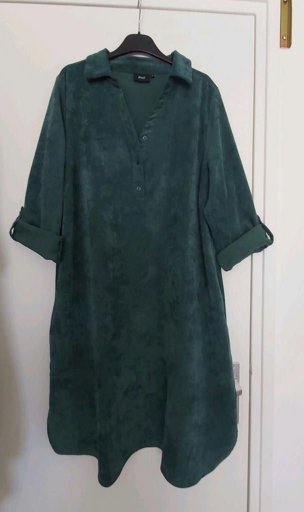ZIZZI corduroy jurk met zakken, Zizzi, Ophalen of Verzenden, Zo goed als nieuw, Groen