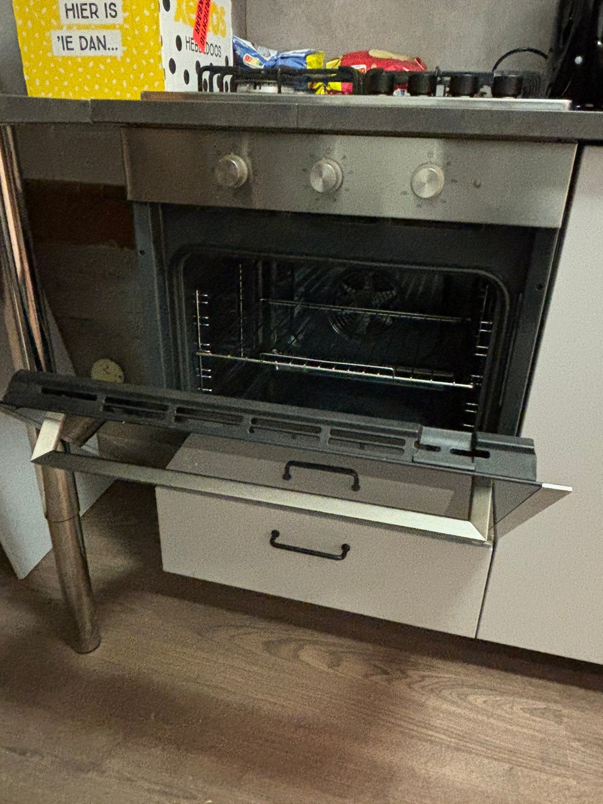 Inbouw oven 2020 afmetingen 57x55,5x50, Ophalen, 50 tot 55 cm, Oven, Zo goed als nieuw