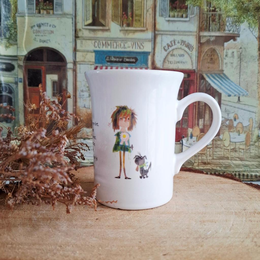 Mok 'Floddertje', Ophalen of Verzenden, Zo goed als nieuw, Kop(pen) en/of Schotel(s)