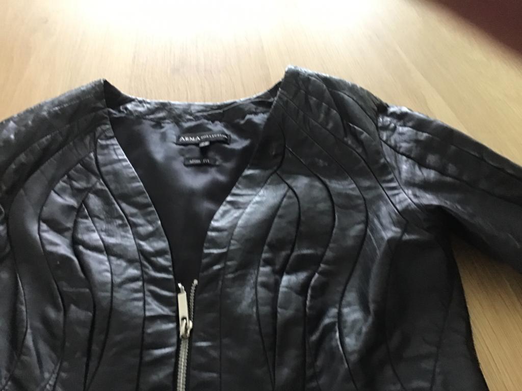 Arma leren jasje M, Ophalen of Verzenden, Zo goed als nieuw, Maat 38/40 (M), Zwart