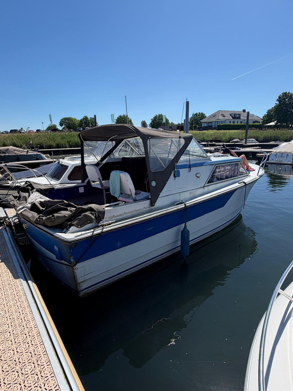 Cruiser te koop “geen vaarbewijs nodig” nieuwe motor, Watersport en Boten, Ophalen, Gebruikt, Binnenboordmotor, Diesel