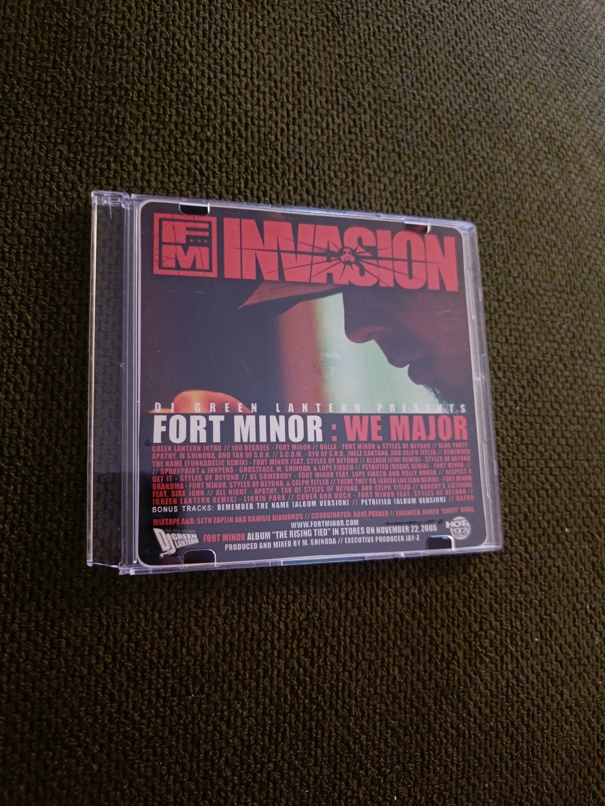 Invasion - Fort Minor, Ophalen of Verzenden, Zo goed als nieuw