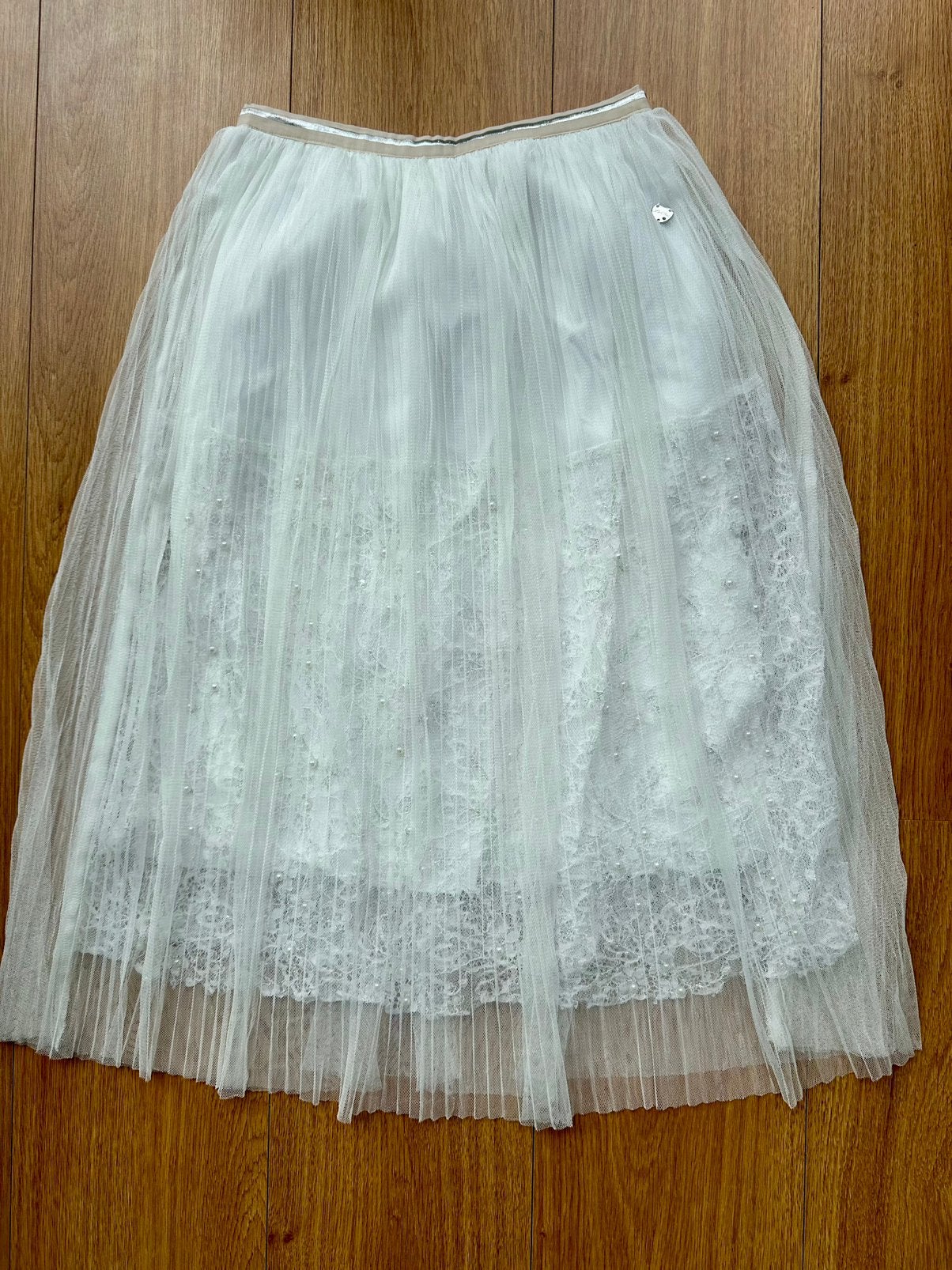 Le Chic voile laagjes rok 158-164, Ophalen of Verzenden, Zo goed als nieuw, Meisje, Jurk of Rok