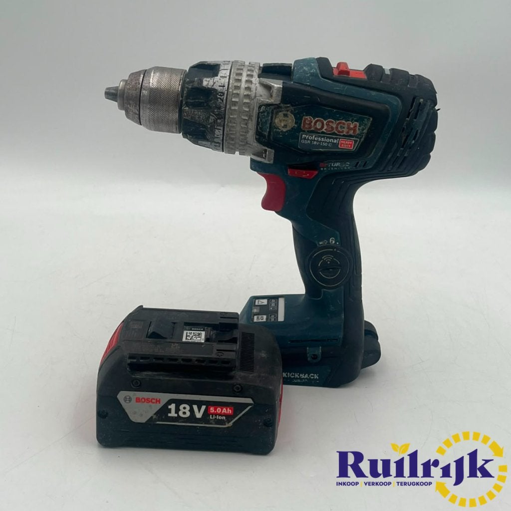 BOSCH Prof. Accu schroefboormachine GSR 18V-150 C + 5ah accu, Bosch, Zo goed als nieuw, Support@bosch.com, Robert Bosch GmbH
Robert-Bosch-Platz 1
70839 Gerlingen-Schillerhöhe
Germany
