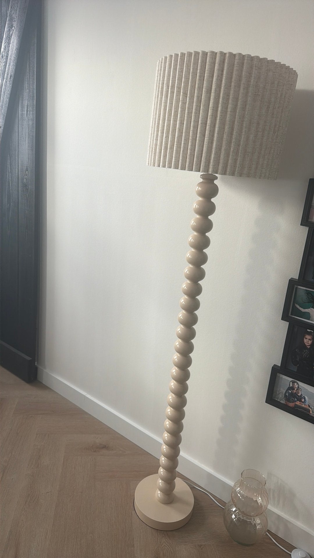 Vloerlamp beige, Ophalen, Zo goed als nieuw