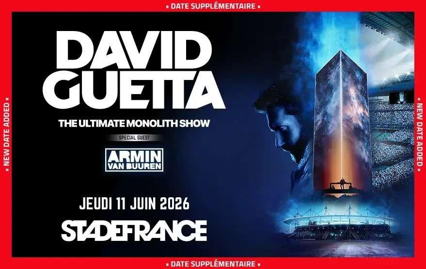 3 tickets David Guetta naast elkaar in Parijs op 11 juni, Drie personen of meer, Juni