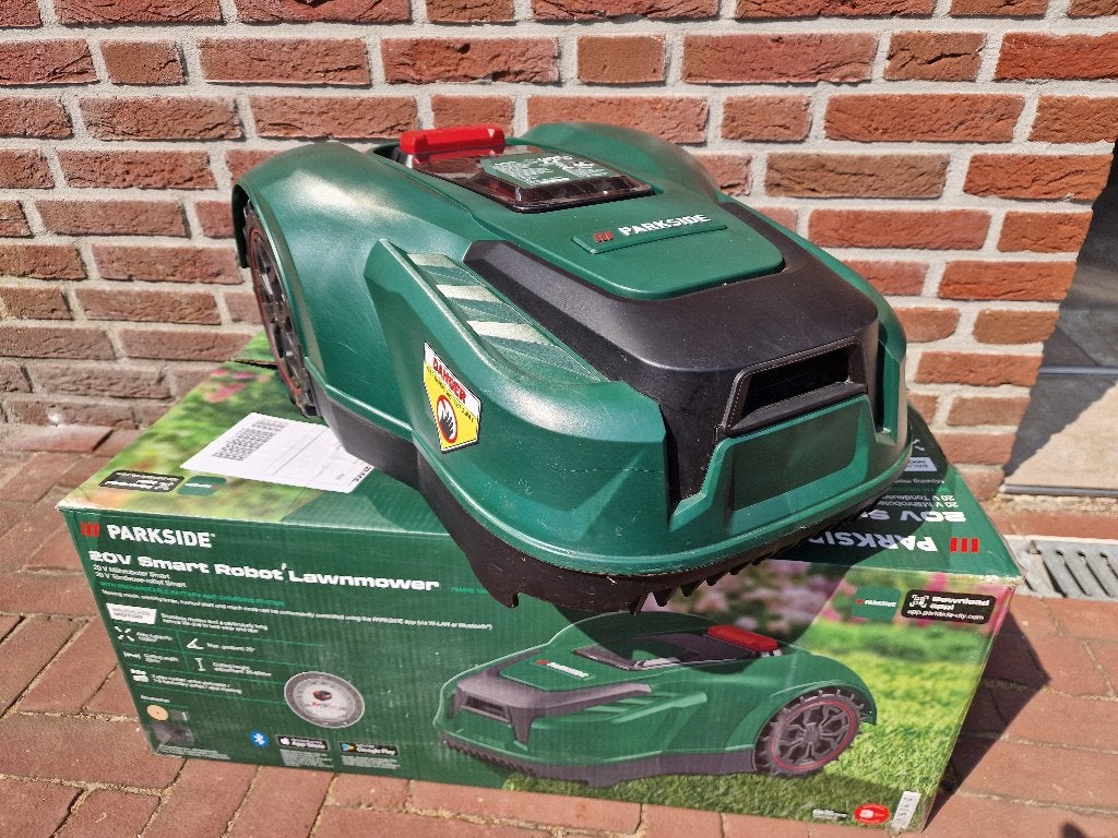 Parkside Smart Robotmaaier 1000 m² - Bijna nieuw, Tuin en Terras, Ophalen of Verzenden, Parkside, Zo goed als nieuw, Met regensensor