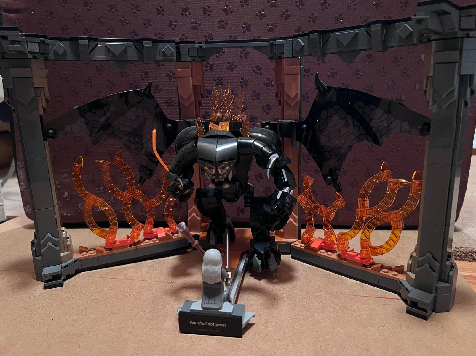 LEGO Icons: The Lord of the Rings – Balrog  (setr 10367), Ophalen, Zo goed als nieuw