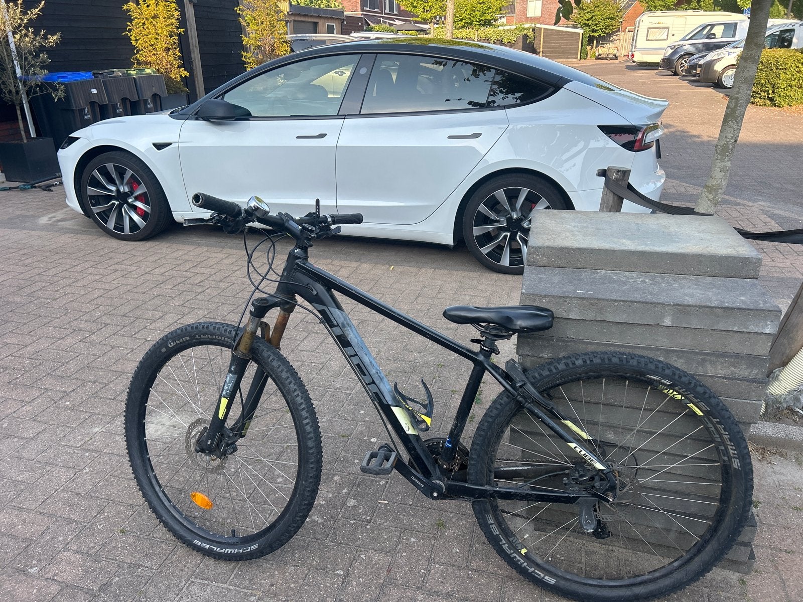 Cube Mountainbike - Zwart, opknapper!!, Fietsen en Brommers, Overige merken, Gebruikt, Hardtail, Heren