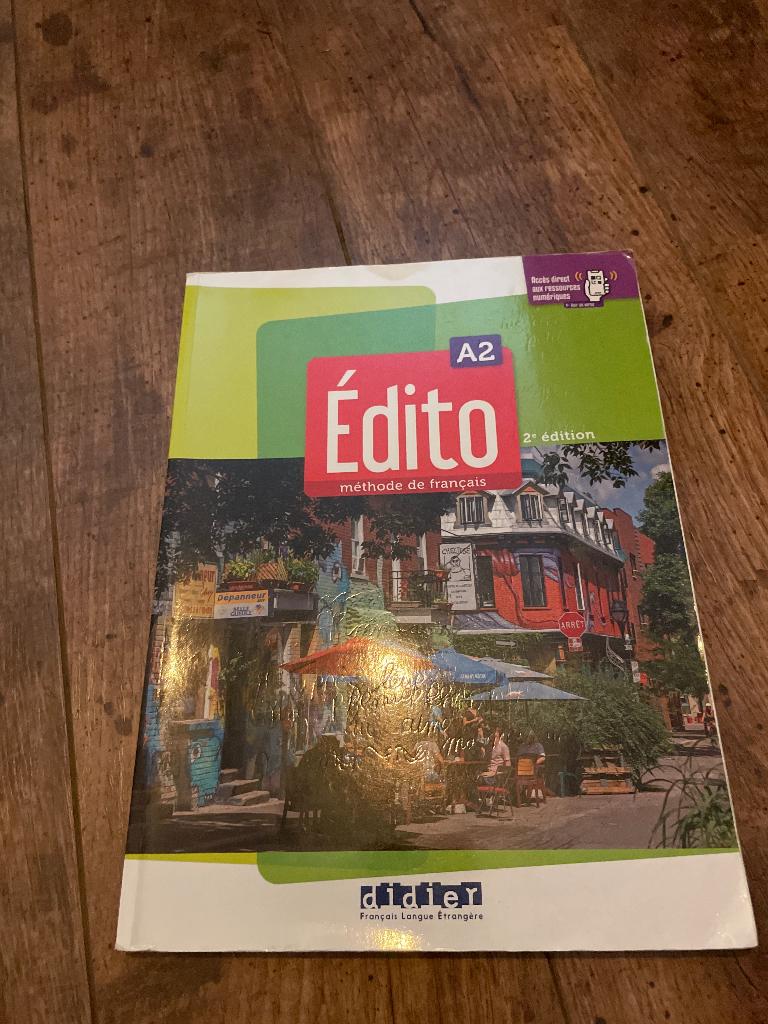 Édito méthode de français A2, Boeken, Onbekend, Frans, Ophalen of Verzenden, Zo goed als nieuw