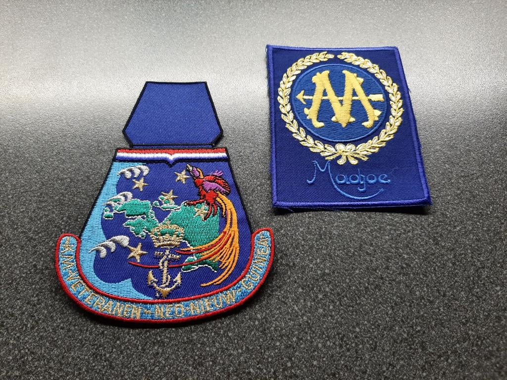 2 stuks  Reünie   patches  / nieuw., Ophalen of Verzenden, Landmacht, Nederland, Embleem of Badge