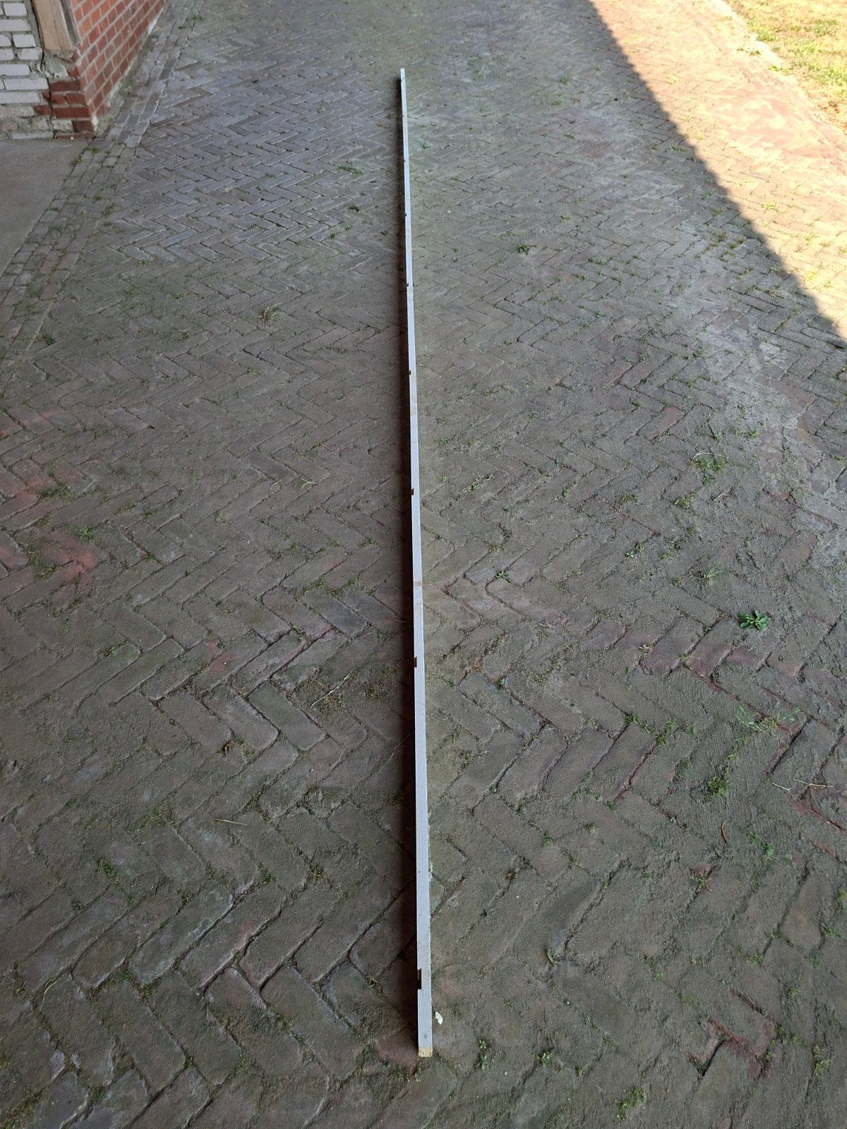 Nieuwe witte ventilatielatten voor buiten (23 stuks), Ophalen, Minder dan 25 mm, Nieuw, Plank
