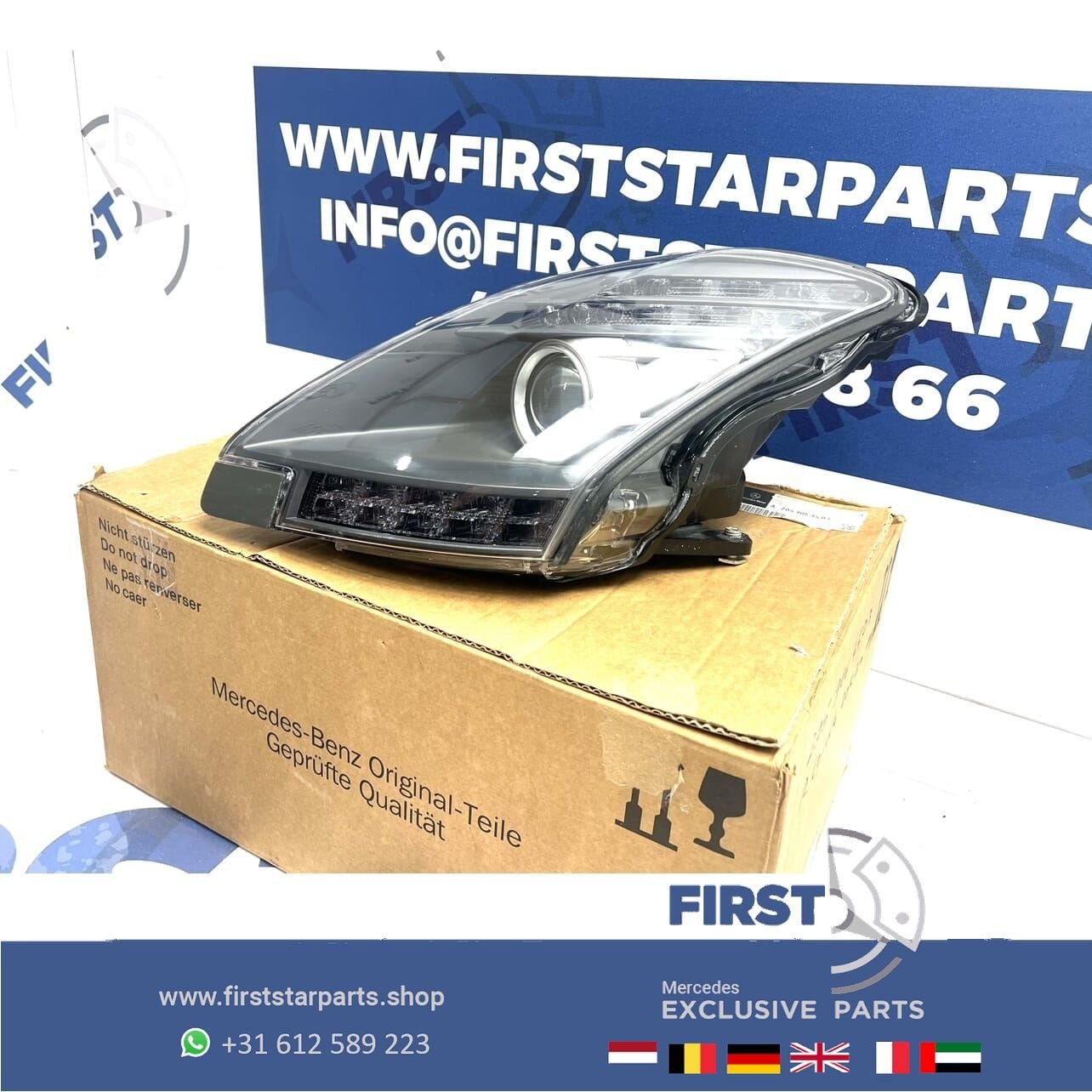 C197 R197 SLS LED KOPLAMP LINKS Mercedes 2010- SLS 63 AMG OR, Gebruikt, -, Ophalen of Verzenden, -