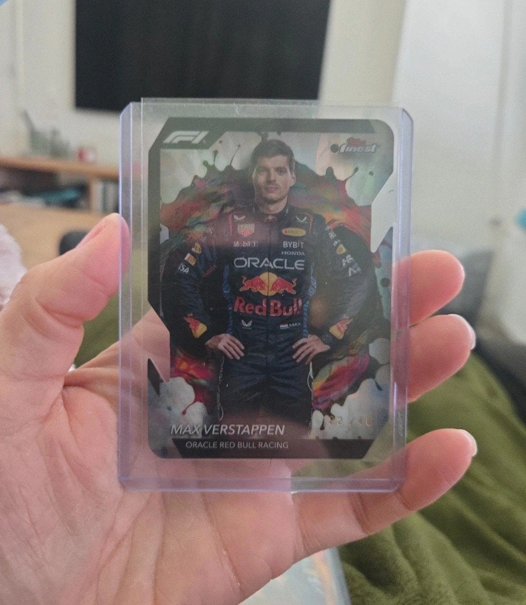 Max Verstappen Topps Finest Die Cut #288 2024 F1 Kaart, Verzamelen, Ophalen of Verzenden