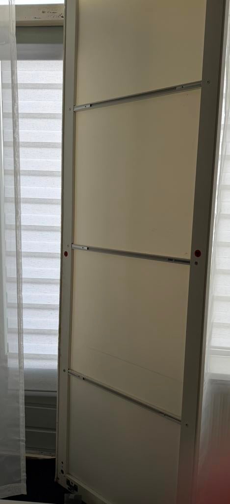 Ikea pax schuifdeuren wit 150 x 236 met rails, Ophalen, Gebruikt