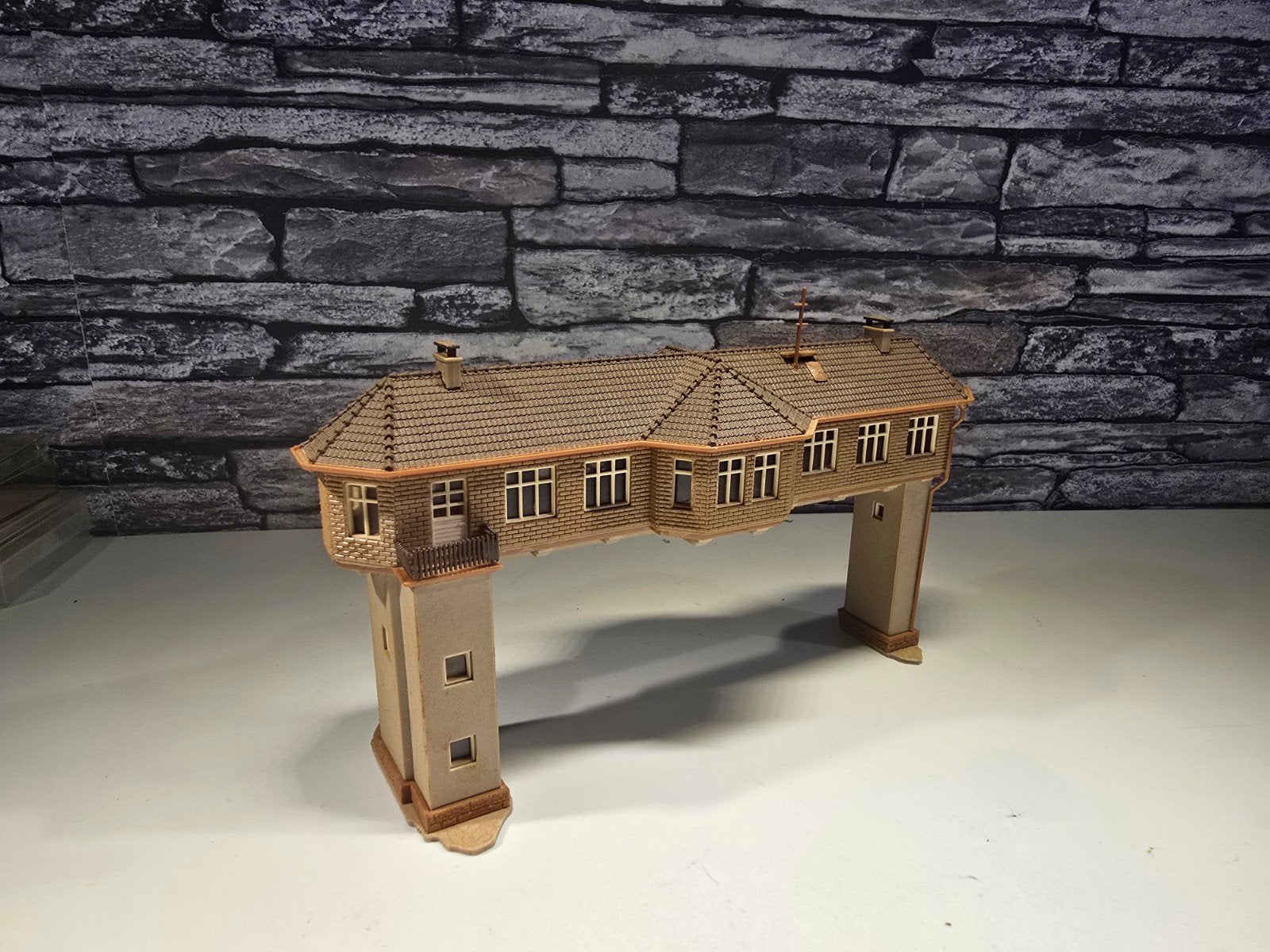 brugseinhuis N spoor modeltrein 1:160, Ophalen of Verzenden, Gebruikt, Brug, Tunnel of Gebouw, Overige merken