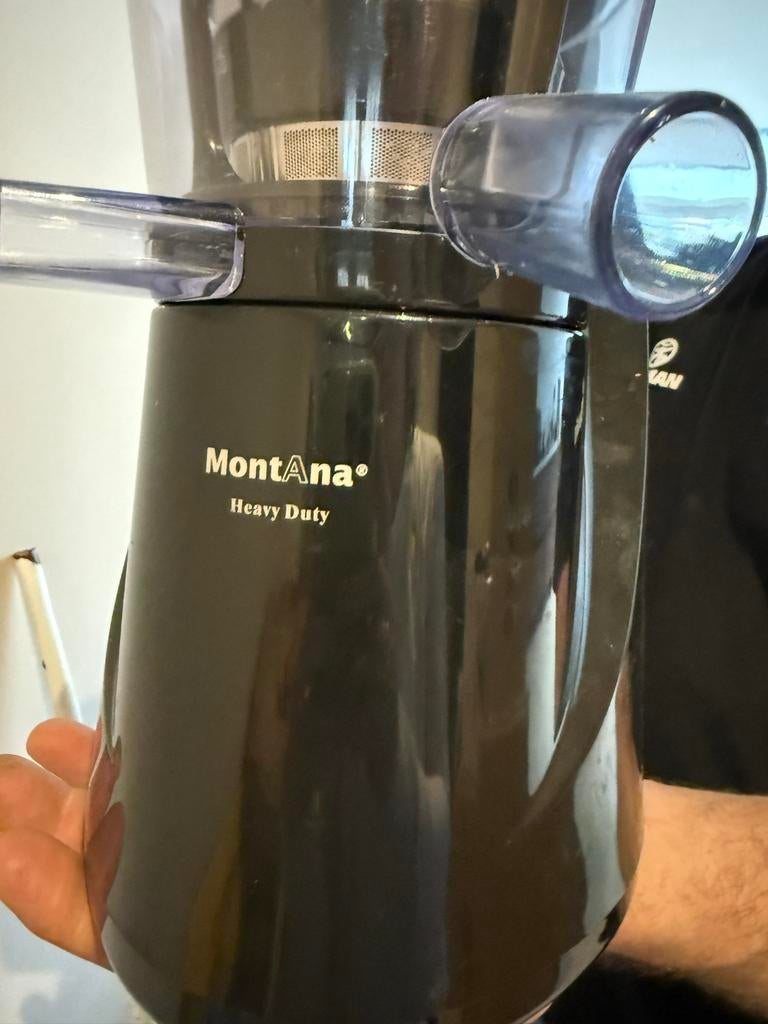 Montana Versapers Slowjuicer - Ideaal voor sap en pulp, Ophalen of Verzenden, Gebruikt, Elektrisch, Slowjuicer