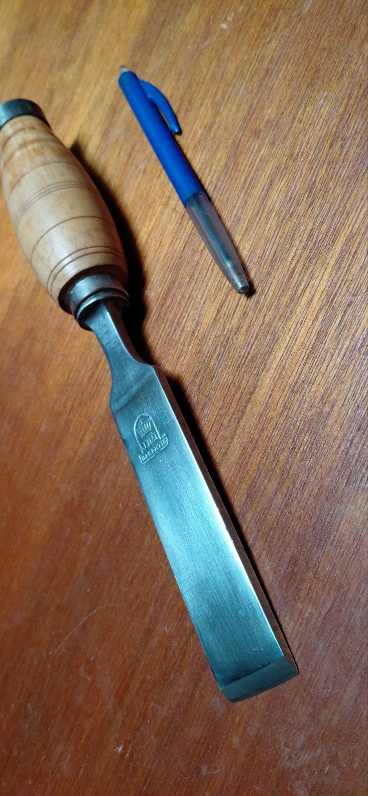Mooie steekbeitel, beitel,  houtbeitel van  Nooitgedagt 26mm, Ophalen of Verzenden