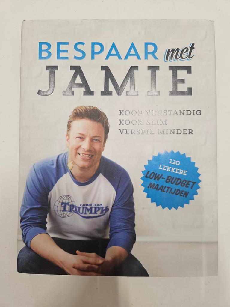 Jamie Oliver - Bespaar met Jamie, Boeken, Kookboeken, Ophalen of Verzenden, Zo goed als nieuw, Jamie Oliver, Gezond koken