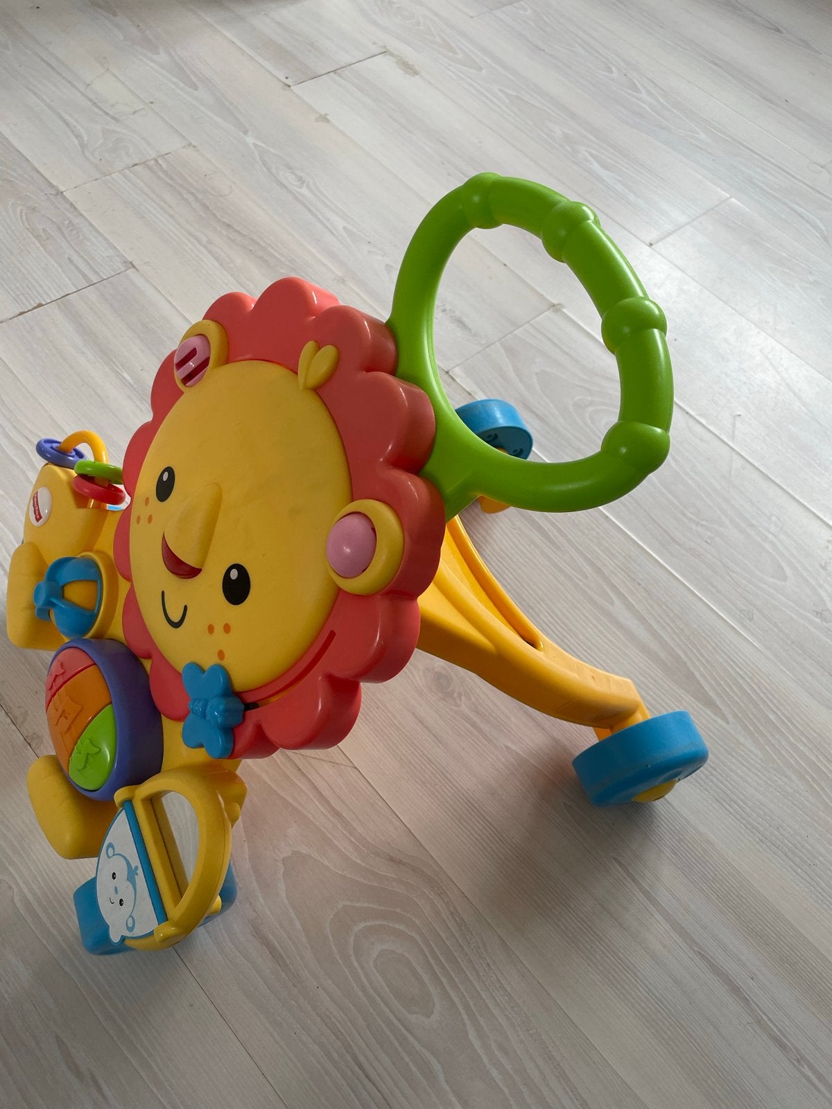 Fisher-Price loopwagen leeuw met geluid en licht, Ophalen, Gebruikt, Overige typen, Met licht