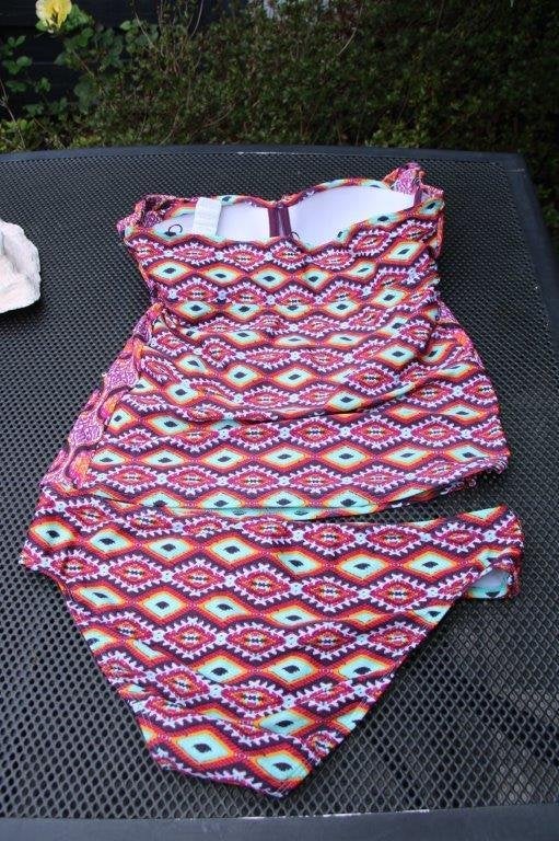 Tankini gekleurd 38 C cup Beachlife broek mt 40 Vaste prijs, Overige typen, Ophalen of Verzenden, Zo goed als nieuw, Overige kleuren