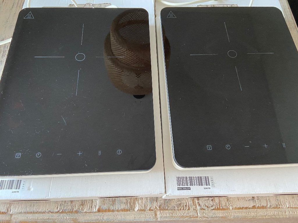 Inductiekookplaat Ikea Tillreda 2 stuks, Ophalen, Gebruikt, 3 kookzones of minder, Inductie