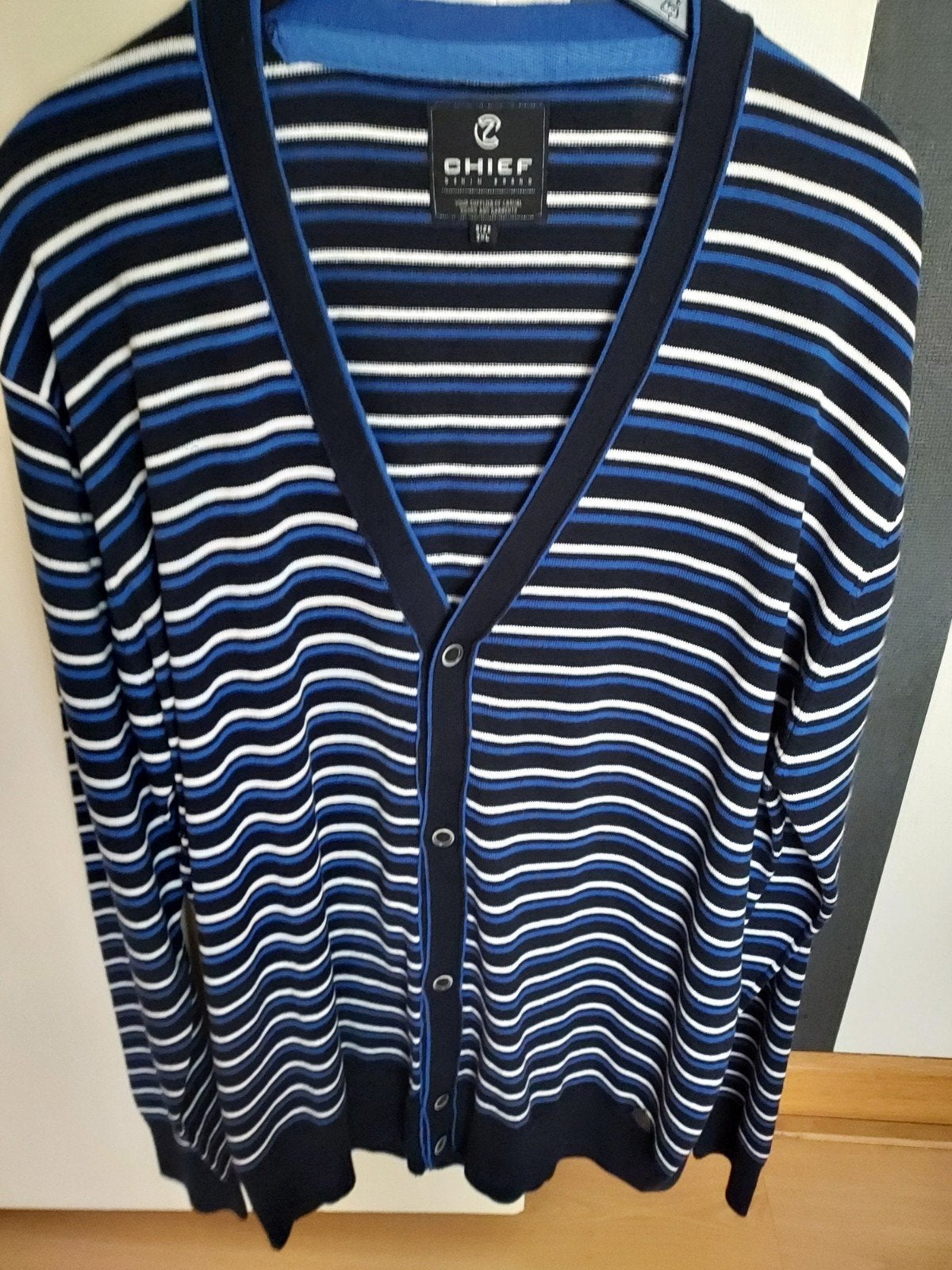 Chief Denim Brand gestreept vest - Maat 2XL, Kleding | Heren, Chief Denim Brand, Meerkleurig, Maat 56/58 (XL), Ophalen of Verzenden