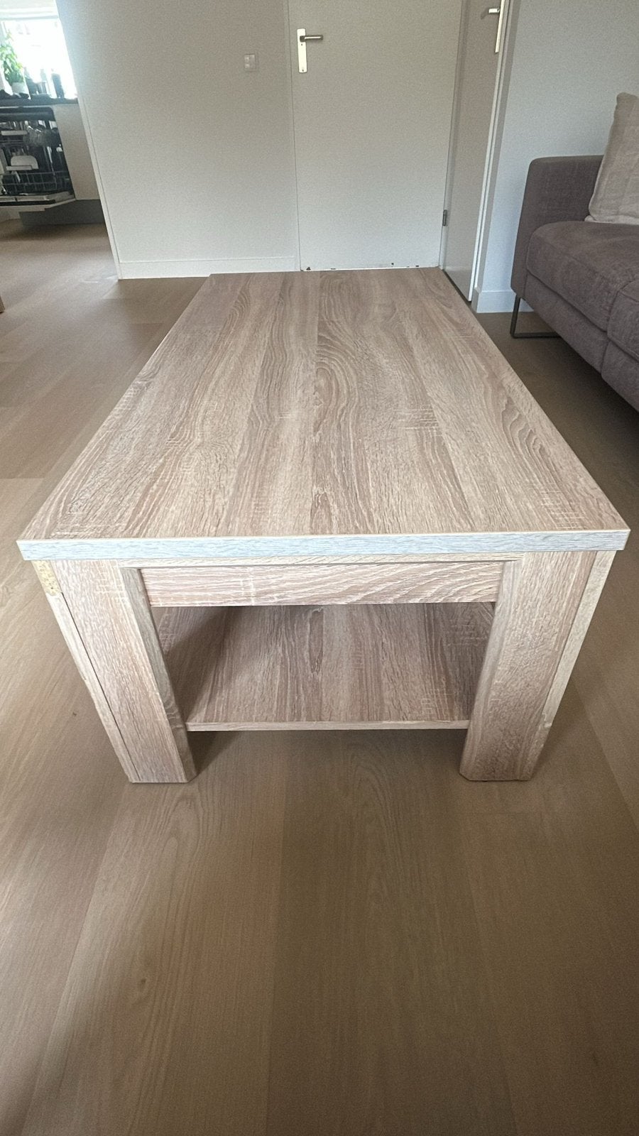 Gebruikte salontafel, Huis en Inrichting, Ophalen, Gebruikt, Rechthoekig, 50 tot 100 cm