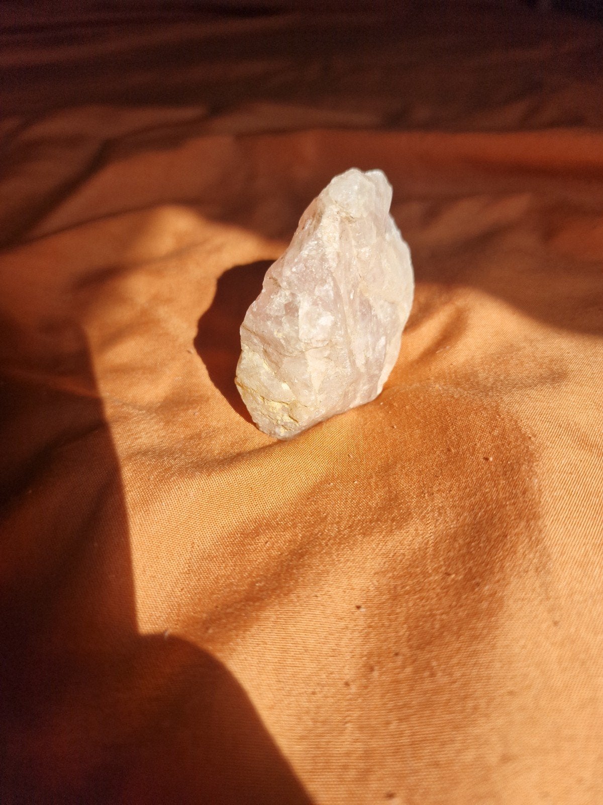 Ruwe Rozenkwarts Steen - Natuurlijke Kristal, Ophalen of Verzenden