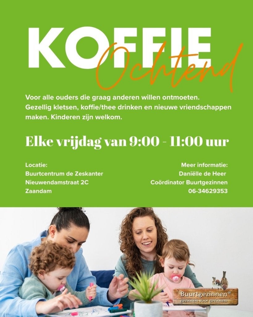 Vrijwilliger gezocht voor gezellige koffieochtend!, Starter, Overige vormen, MBO, Geschikt als bijbaan