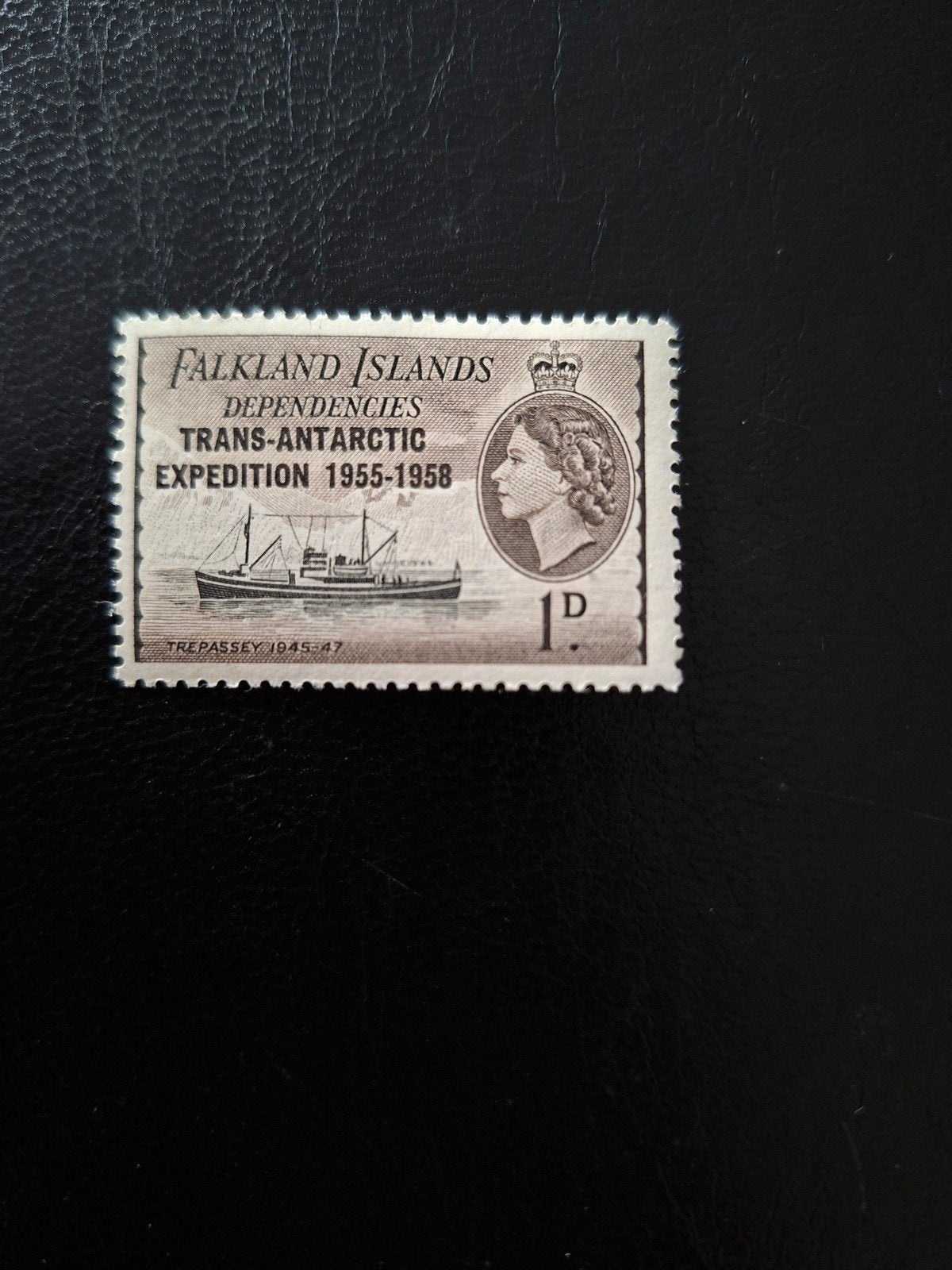 Falklandeilanden Trans-Antarctische Expeditie postzegel, Ophalen of Verzenden, 1940 tot 1960