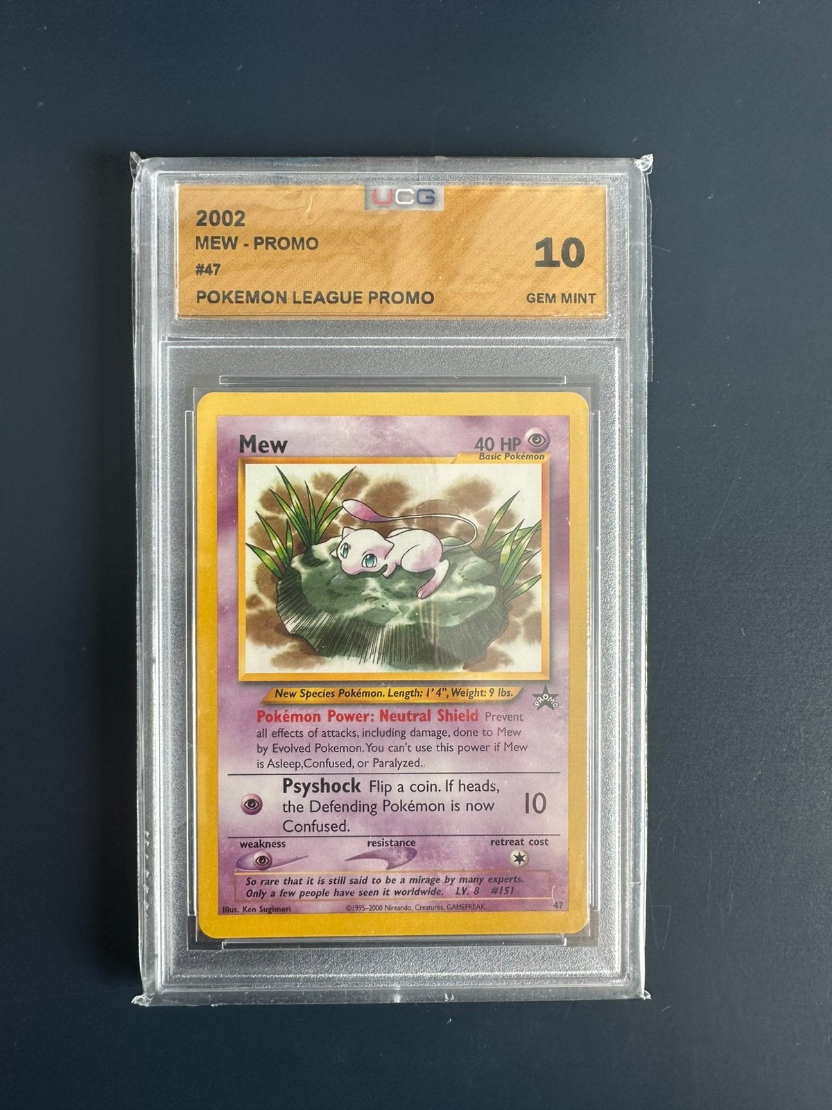 Pokemon Mew promo, Ophalen of Verzenden, Zo goed als nieuw
