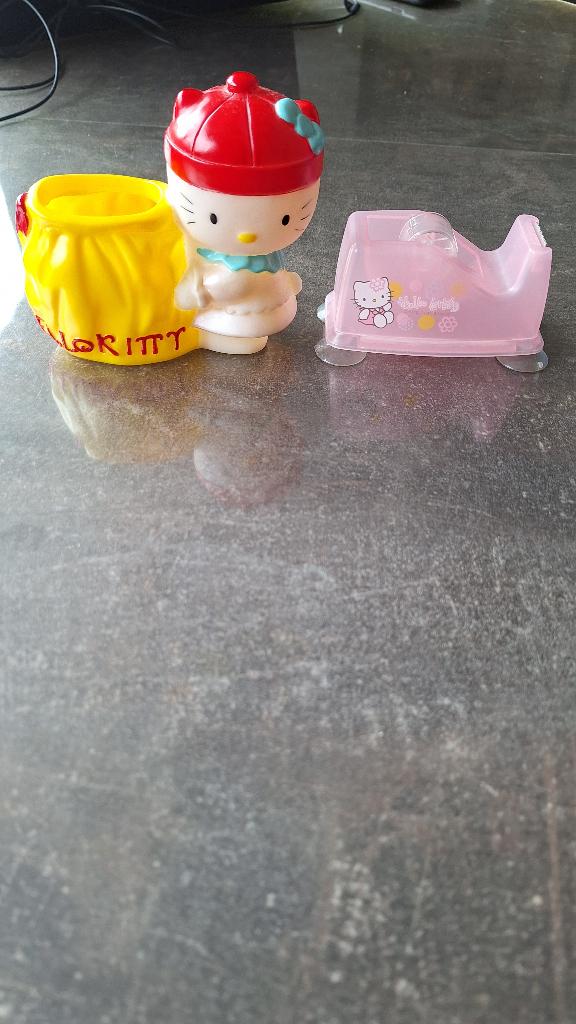 Hello Kitty pennenbak + plakbandhouder, Ophalen of Verzenden