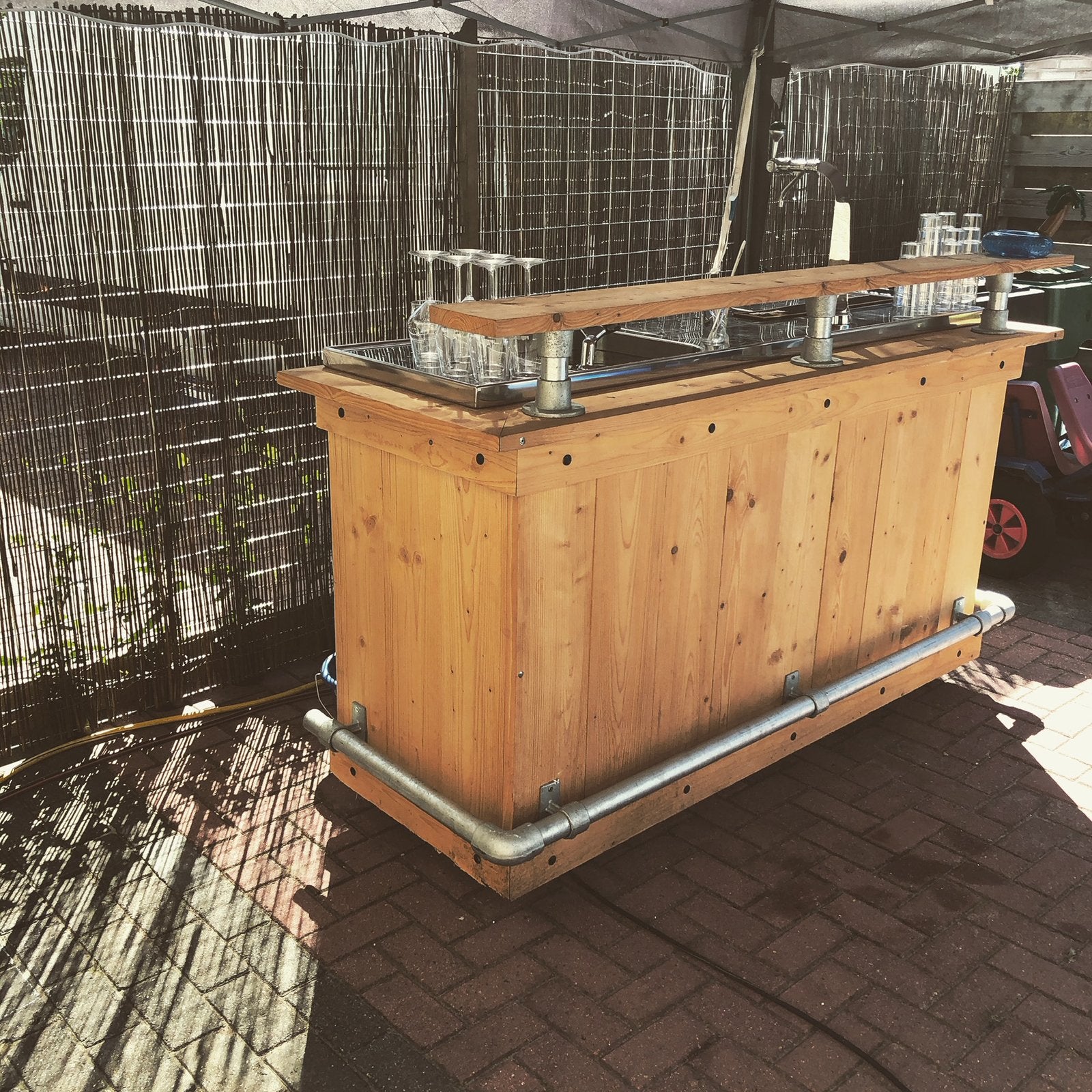 Mobiele biertap / koelkast te huur, Ophalen, Zo goed als nieuw