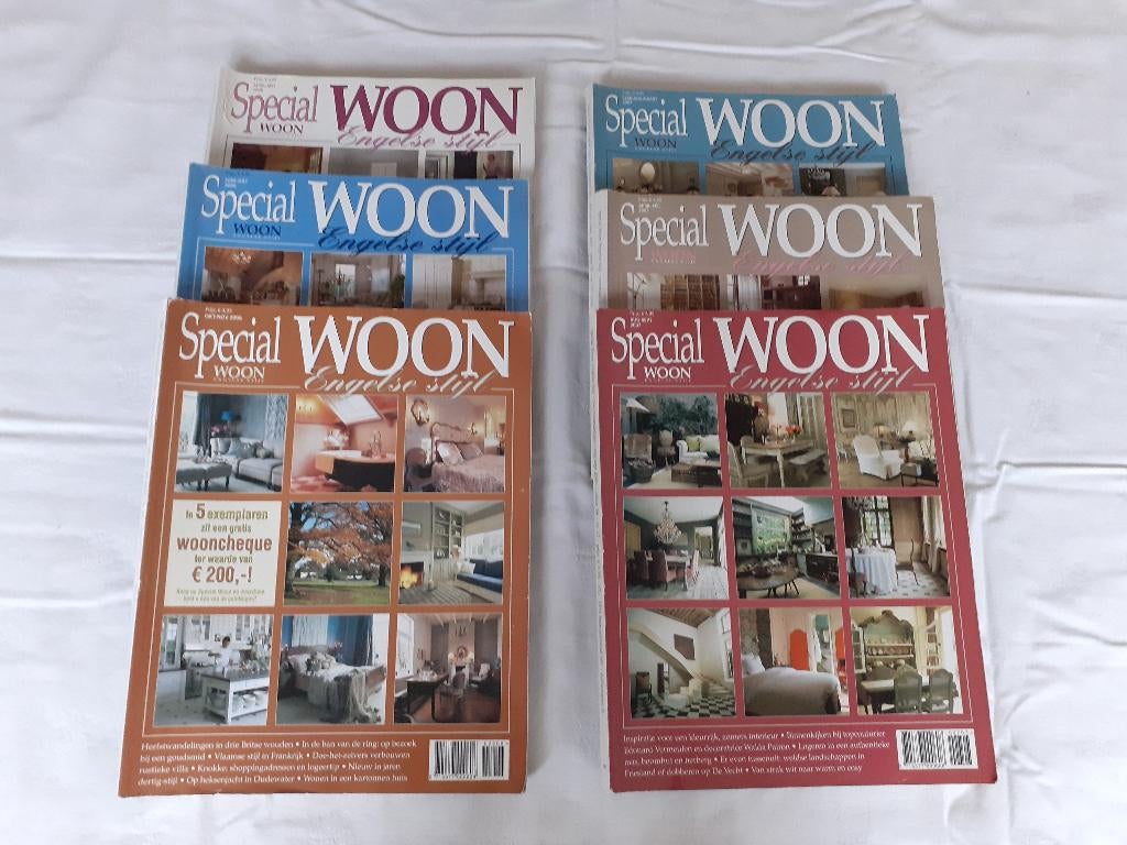 Oude tijdschriften Special Woon Engelse stijl, Boeken, Tijdschriften en Kranten, Ophalen of Verzenden, Gelezen, Overige typen