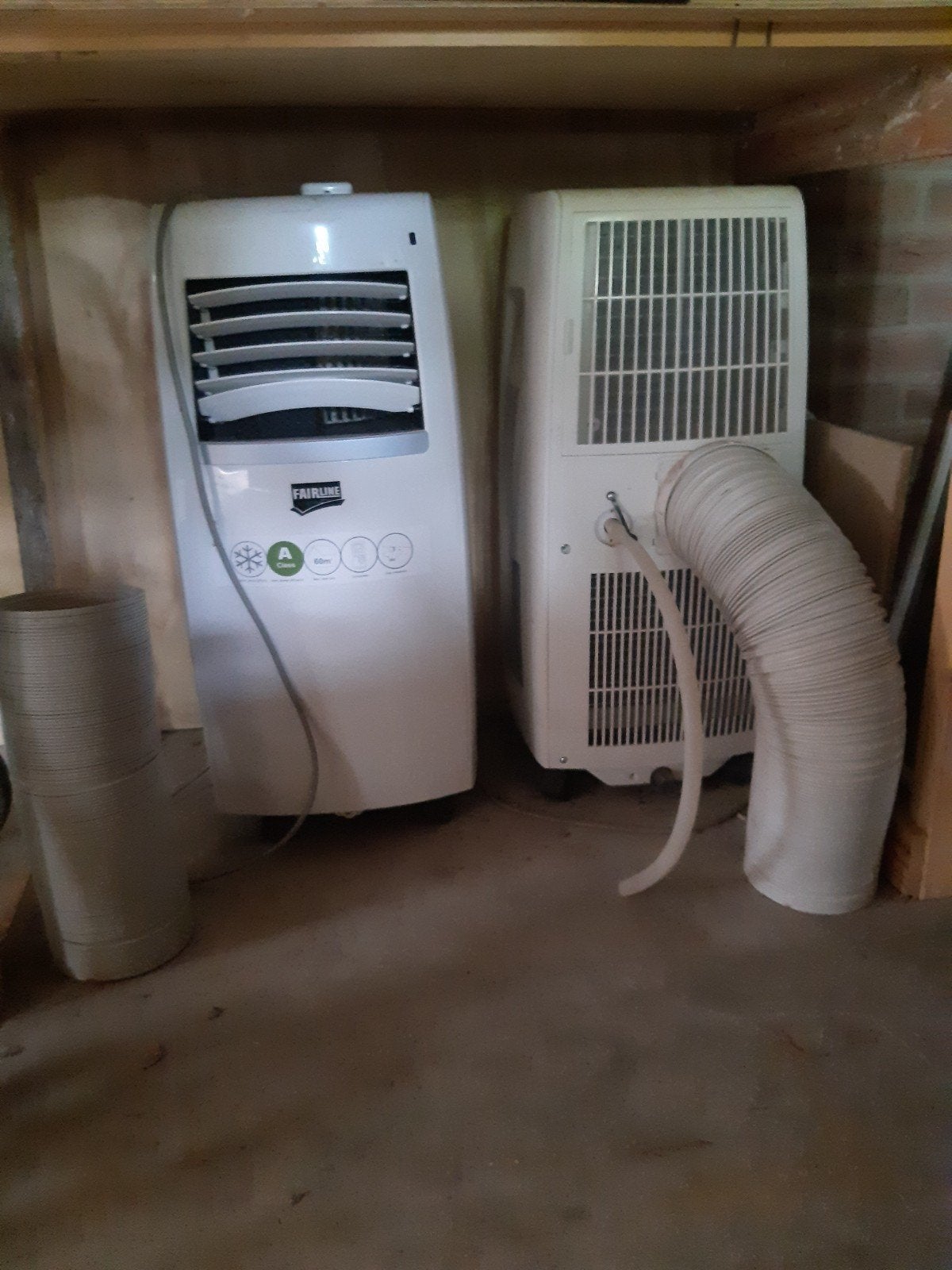 Airco, Ophalen, Mobiele airco, Minder dan 60 m³, 3 snelheden of meer