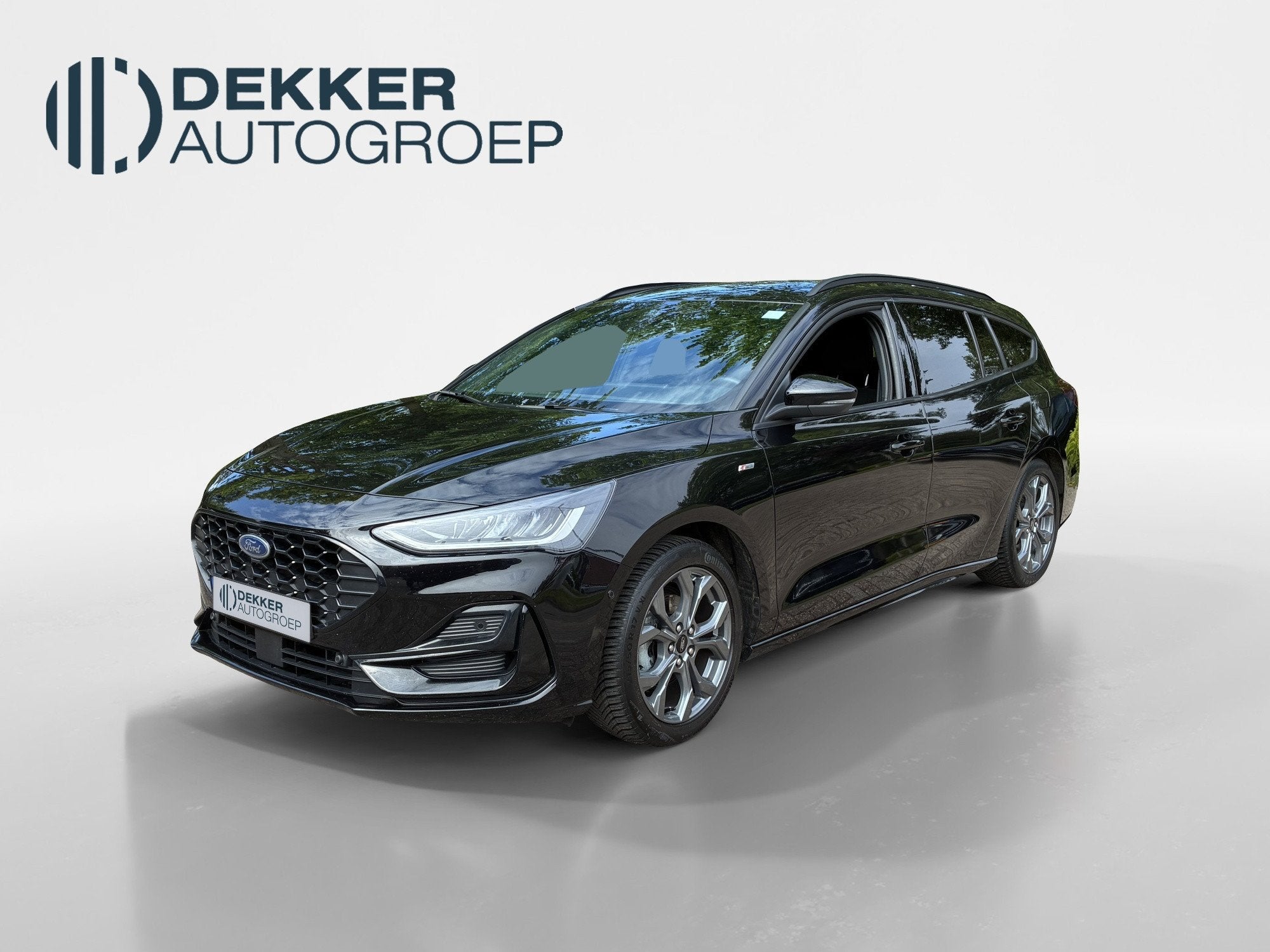 Ford Focus Wagon 1.0 EcoBoost Hybrid ST Line, Auto's, Euro 6, Zwart, Origineel Nederlands, Handgeschakeld