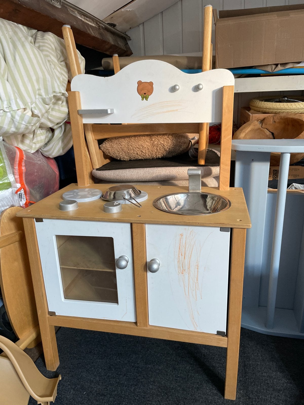 Houten Speelkeuken, Kinderen en Baby's, Speelgoed | Speelkeukens, Ophalen, Gebruikt, Hout, Speelkeuken