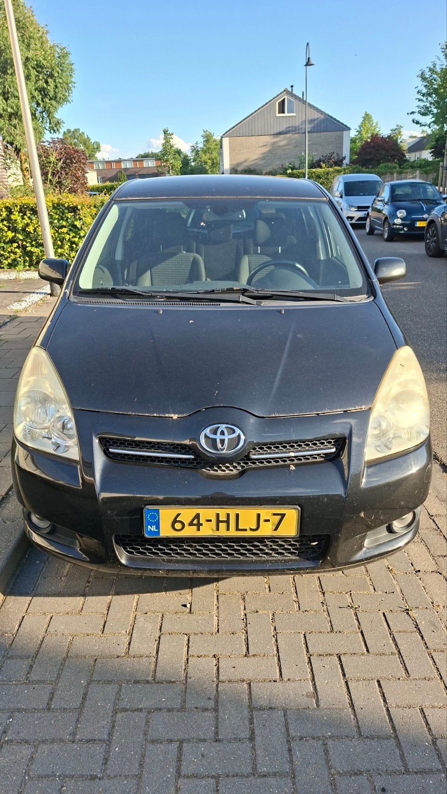 Toyota Corolla Verso 1.8 Vvt-i 5P 2009 Zwart, Auto's, 4 cilinders, 129 pk, Zwart, Origineel Nederlands