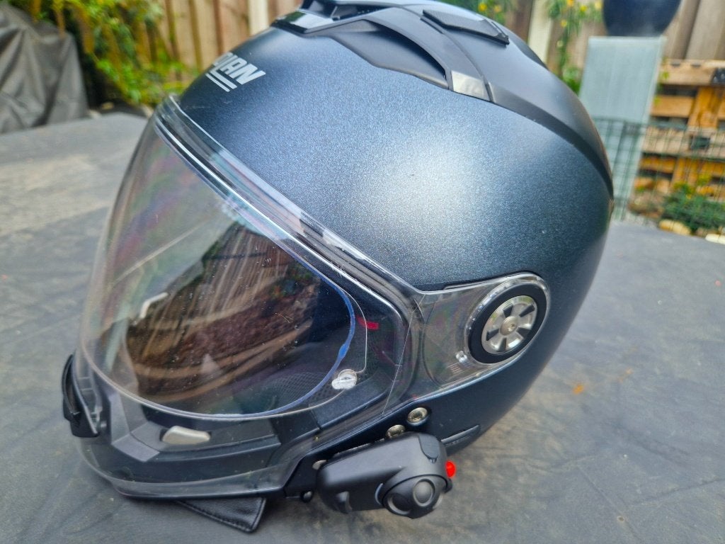 Nolan N70-2 GT maat XL met Sena intercom, Systeemhelm, Nolan, XL, Ophalen of Verzenden