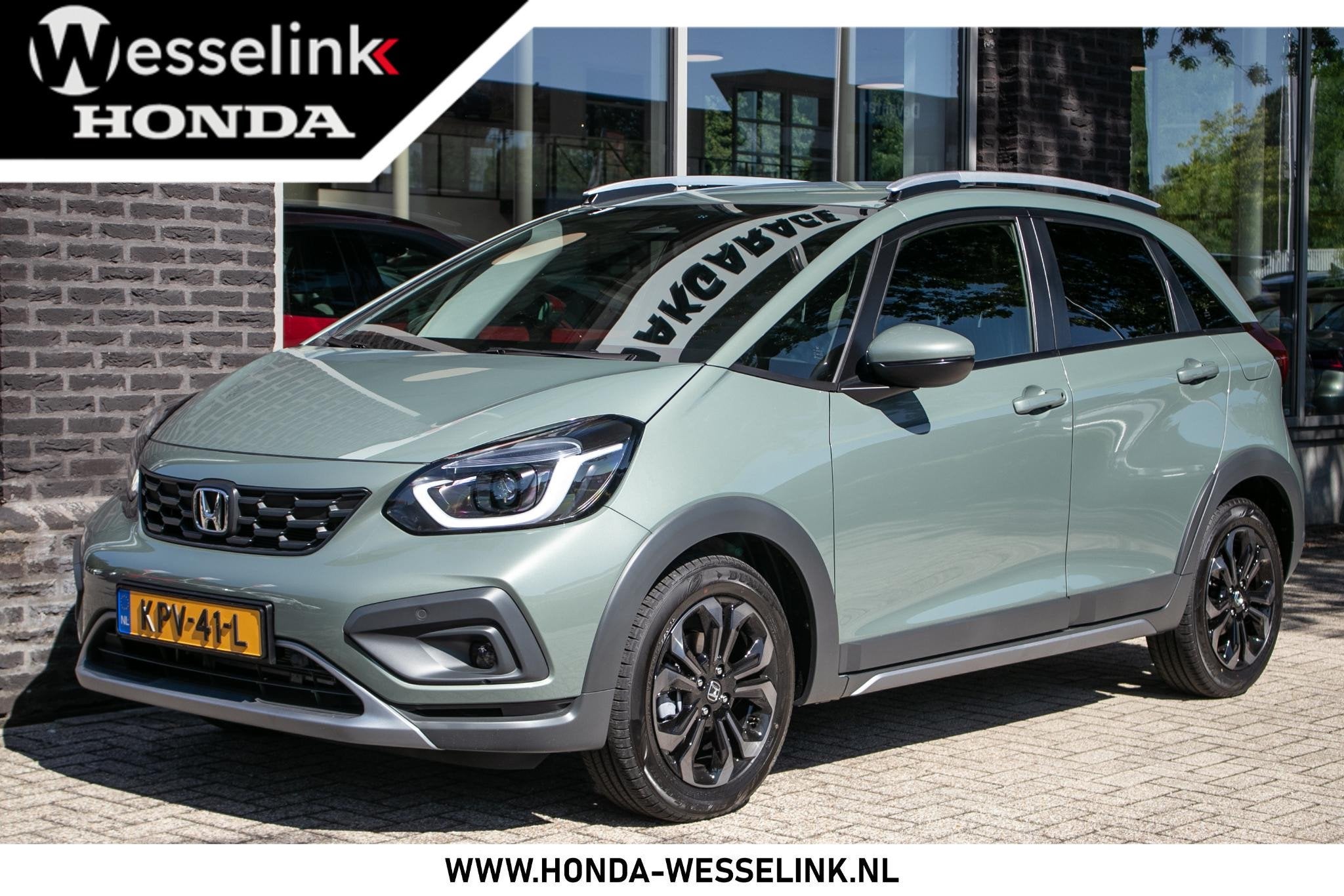 Honda Jazz 1.5 e:HEV Advance Crosstar, Euro 6, 4 cilinders, Leder en Stof, 122 pk