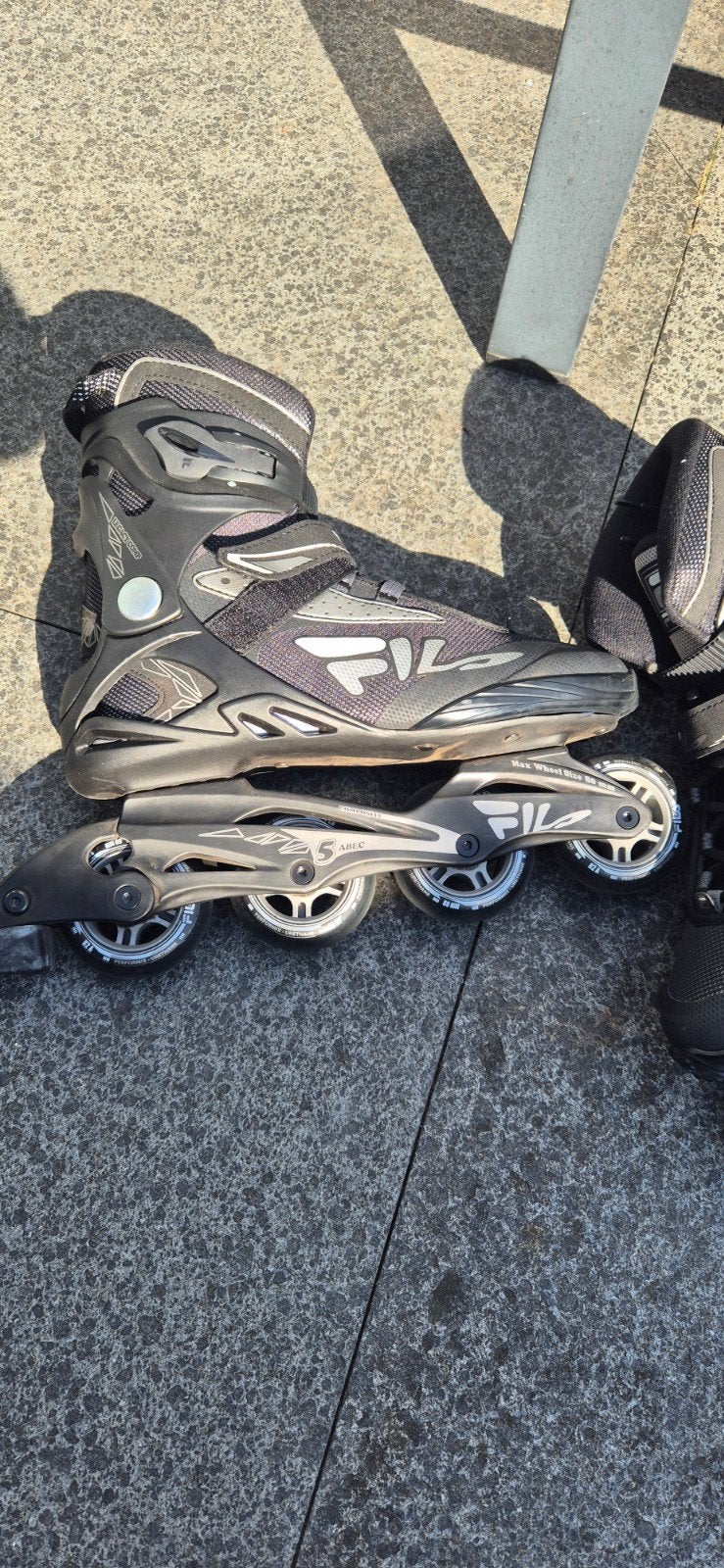 Fila Legacy Comp Inline Skates - Maat 43, Ophalen, Gebruikt, Heren, Inline skates 4 wielen