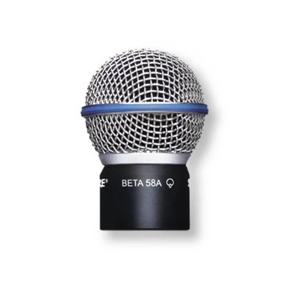 Shure Beta 58a( dra adloos ) kop met zwarte grill !!, Muziek en Instrumenten, Microfoons, Ophalen of Verzenden, Zo goed als nieuw