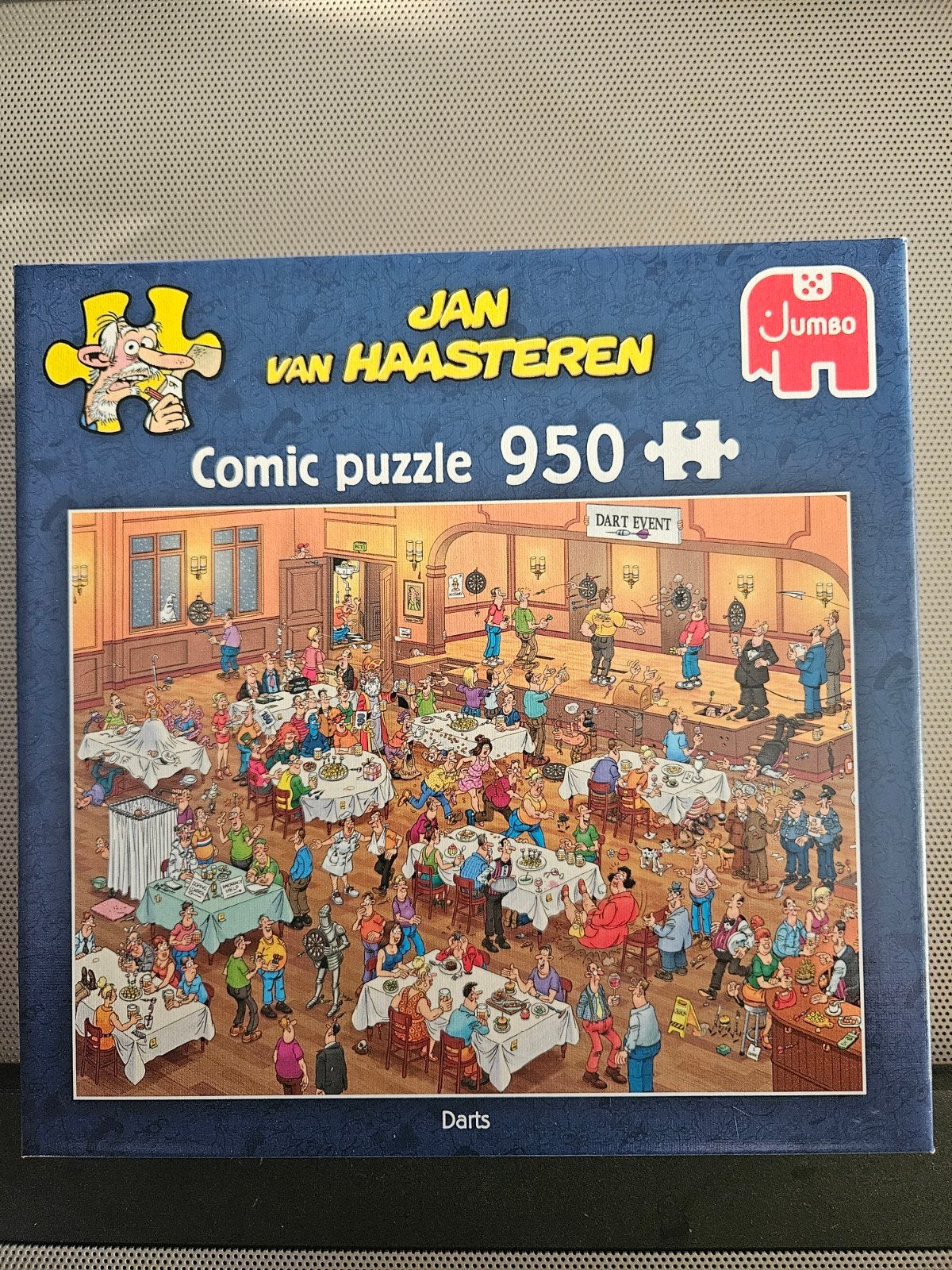 Jan van Haasteren Darts 950 stukjes, Ophalen of Verzenden, 500 t/m 1500 stukjes, Zo goed als nieuw