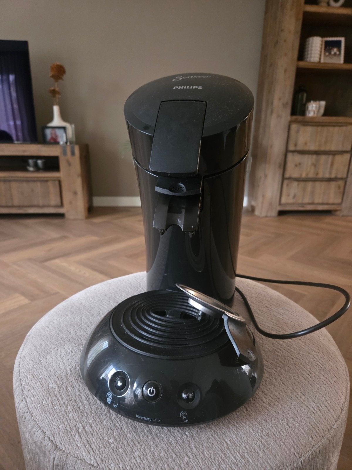 Philips Senseo koffiezetapparaat - Zwart, Koffiepads en cups, Gebruikt, Koffiemachine, Ophalen of Verzenden